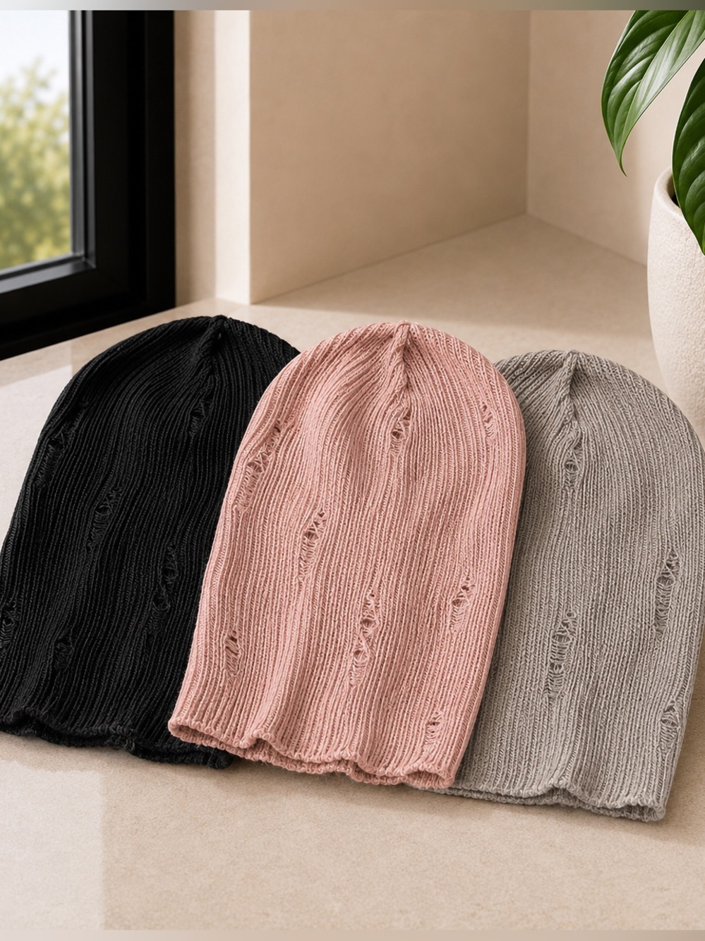 $90 New in Bag 3 pack of Beanies